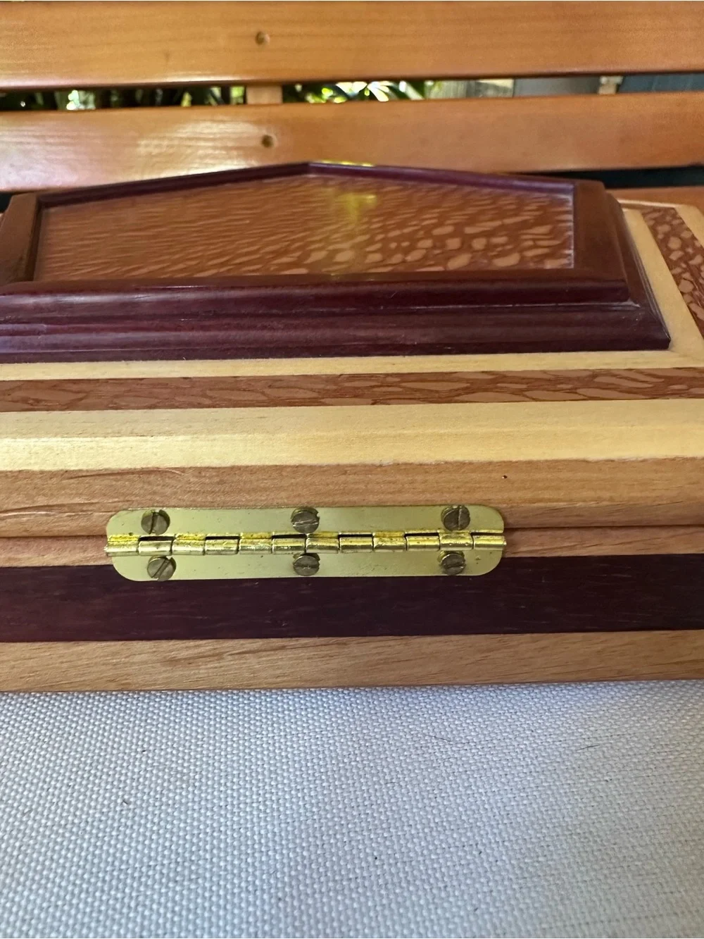 Handcrafted Pentagonal Wood Box